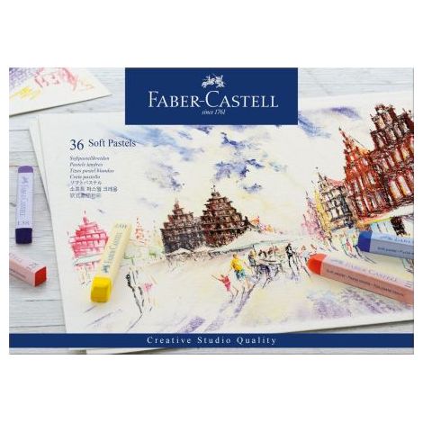 Pastele suche Faber-Castell Creative Studio Mini, 36 sztuk