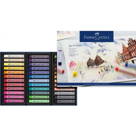 Pastele suche Faber-Castell Creative Studio Mini, 36 sztuk - 2