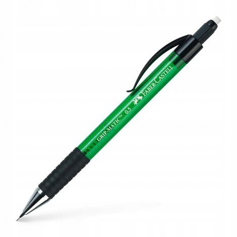 Ołówek automatyczny Faber-Castell Grip-Matic 1375, 0,5 mm, zielony
