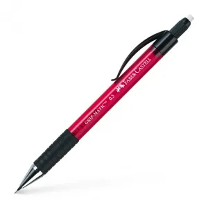 Ołówek automatyczny Faber-Castell Grip-Matic 1375, 0,5 mm, czerwony