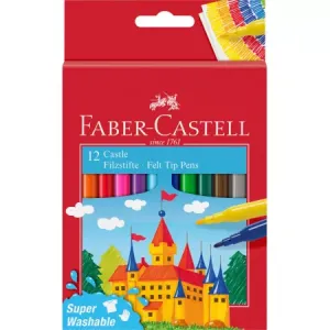 Flamastry Faber-Castell Zamek, 12kol