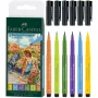 Zestaw pisaków pędzelkowych Faber-Castrell Pitt Artist Pen Summer Vibes, 6 kolorów - 3