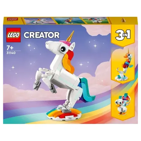 LEGO Creator 31140 3w1 Magiczny jednorożec