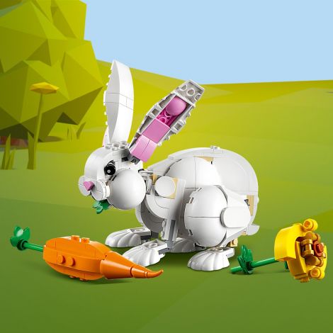LEGO Creator 31133 3w1 Biały królik - 2