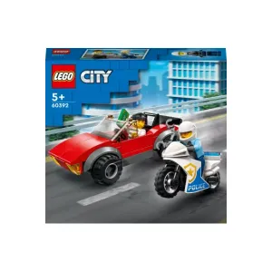 LEGO City 60392 Motocykl policyjny-pościg za samochodem