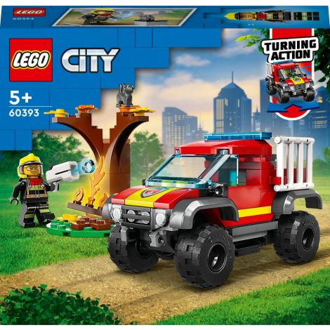 LEGO City 60393 Wóz strażacki 4x4 misja ratunkowa