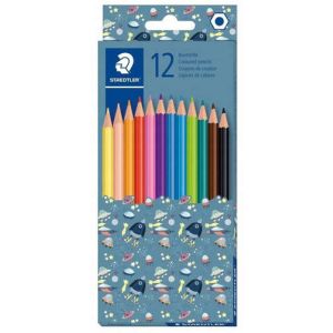 Kredki ołówkowe Staedtler Pattern sześciokątne, 12 kolorów