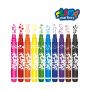 Pisaki dwustronne Colorino ze stempelkami, 10kol - 3