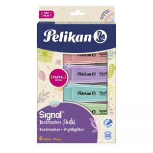 Zakreślacze Pelikan Pastel, 6kol