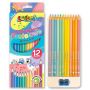 Kredki ołówkowe Penmate Kolori Pastel trójkątne, 12 kolorów - 2