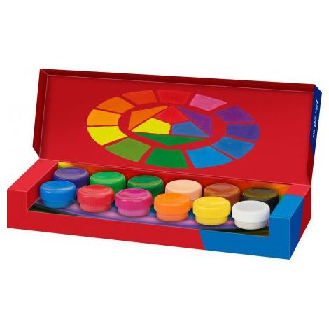 Farby plakatowe Faber-Castell 12 kolorów x 20ml - 2