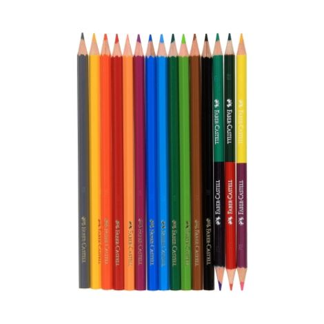 Kredki ołówkowe Faber-Castell Zamek, 15 kolorów - 3