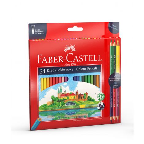 Kredki ołówkowe Faber-Castell Zamek, 27 kolorów - 2