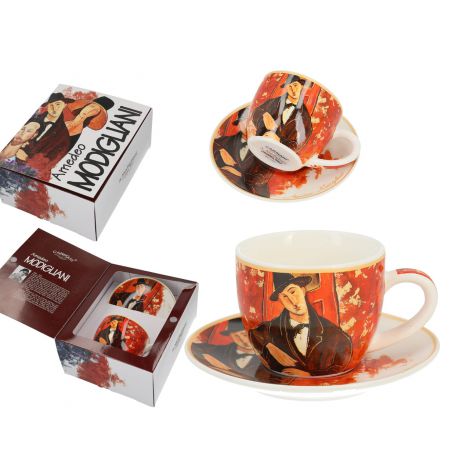 Filiżanka Carmani 80ml espresso ze spodkiem - A. Modigliani, Mario Varvogli