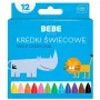 Kredki świecowe Interdruk Bebe, 12 kolorów - 3