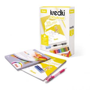 Zestaw kredek Pentel Kurs Rysowania