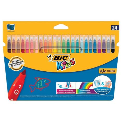 Pisaki Bic Kid Couleur, 24 kolory - 2