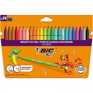 Pisaki Bic Kid Couleur, 24 kolory