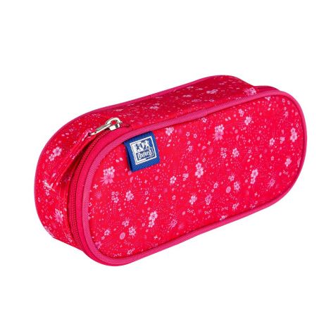 Piórnik kosmetyczka Oxford Floral Różowy
