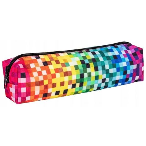 Piórnik tuba Happy Color Pixi Rainbow kwadratowa