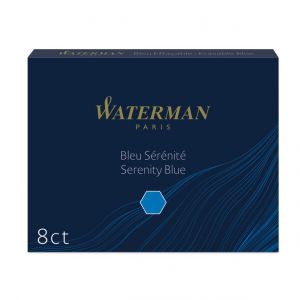 Naboje do Pióra wiecznego Waterman Długie Niebieskie 8szt