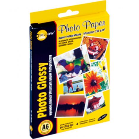 Papier fotograficzny błyszczący Yellow One A6/20/230g