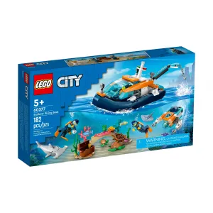 LEGO City 60377 Łódź do nurkowania badacza