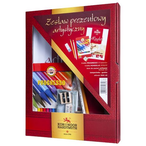 Zestaw artystyczny Koh-i-Noor Progresso, 17 elementów