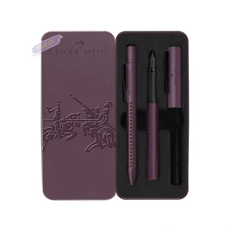 Zestaw Prezentowy Faber-Castell Grip 2011 Pióro + Długopis Berry - 2