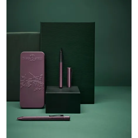 Zestaw Prezentowy Faber-Castell Grip 2011 Pióro + Długopis Berry - 4