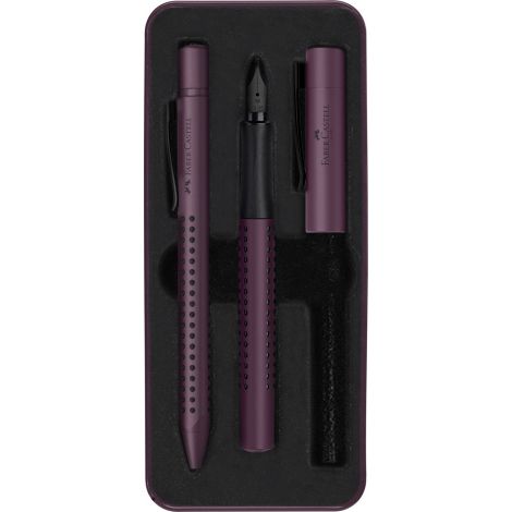 Zestaw Prezentowy Faber-Castell Grip 2011 Pióro + Długopis Berry