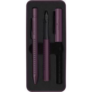 Zestaw Prezentowy Faber-Castell Grip 2011 Pióro + Długopis Berry