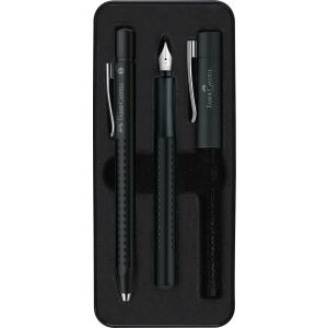 Zestaw Prezentowy Faber-Castell Grip 2011 Pióro + Długopis Black