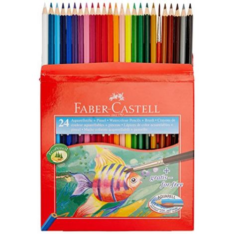 Kredki akwarelowe Faber-Castell Rybka, 24 kolory - 2