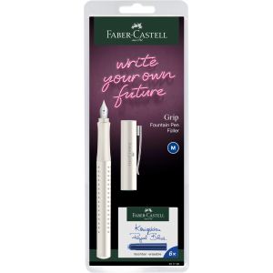 Pióro Wieczne Faber-Castell Grip 2010 Harmony, Białe M