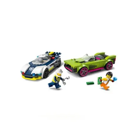LEGO City 60415 Pościg radiowozu za muscle carem - 2