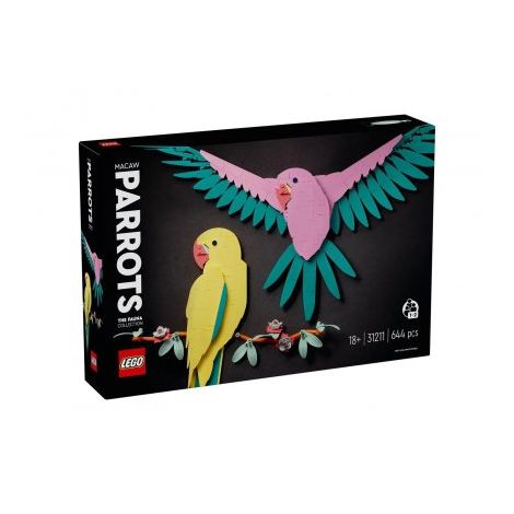 LEGO Art 31211 Kolekcja zwierząt - papugi ary