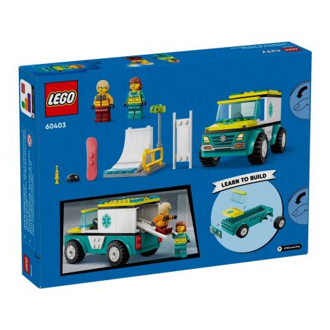LEGO City 60403 Karetka i snowboardzista - 3