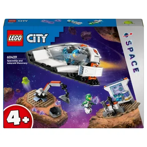 LEGO City 60429 Statek kosmiczny i odkrywanie asteroidy