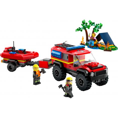 LEGO City 60412 Terenowy wóz strażacki z łodzią - 2