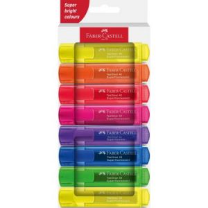 Zakreślacze Faber-Castell 46, 8 kolorów
