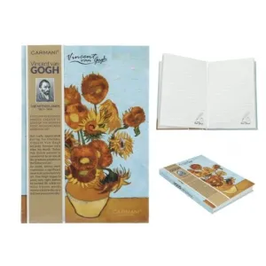 Notes Carmani 13.2x18.3cm/80k linia V. van Gogh - Słoneczniki