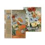Notes Carmani 13.2x18.3cm/80k linia V. van Gogh - Kwiaty w wazonie - 3