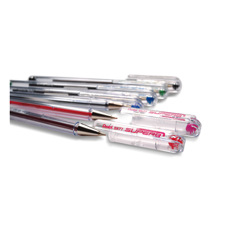 Długopis Pentel Superb 0.7mm Fioletowy - 3
