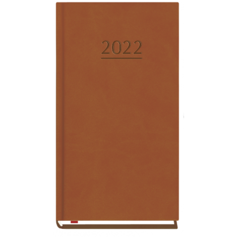 2024 Kalendarz MiP Kieszonkowy Brązowy ciemny - 2