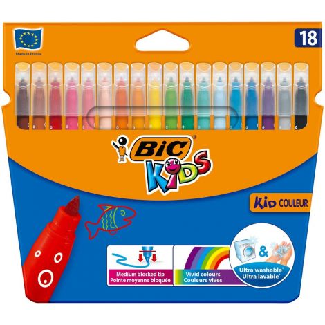 Pisaki Bic Kid Couleur, 18 kolorów - 2