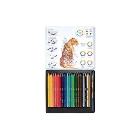 Kredki akwarelowe Milan Todocolor, 24 kolory, metalowe opakowanie - 2