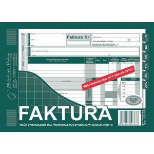 Druk MiP Faktura Brutto A5/80