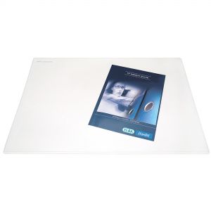Podkładka na biurko Bantex PCV przezroczysta, z kieszenią, 44x62cm