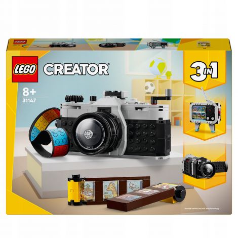LEGO Creator 31147 3w1 Aparat w stylu retro